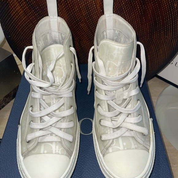 Dior B23 High top oblique white sneaker